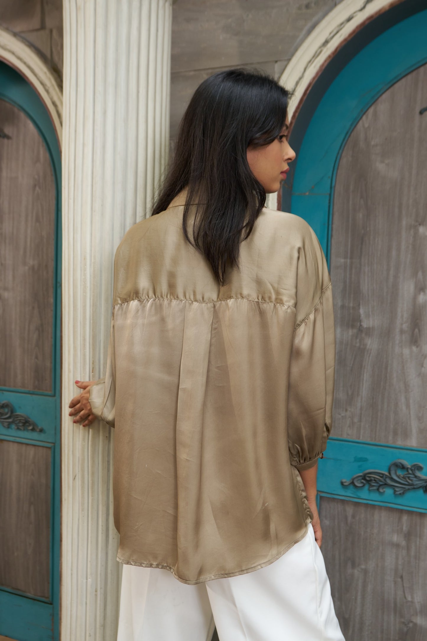 Double Loop Shirt - Olive Moss