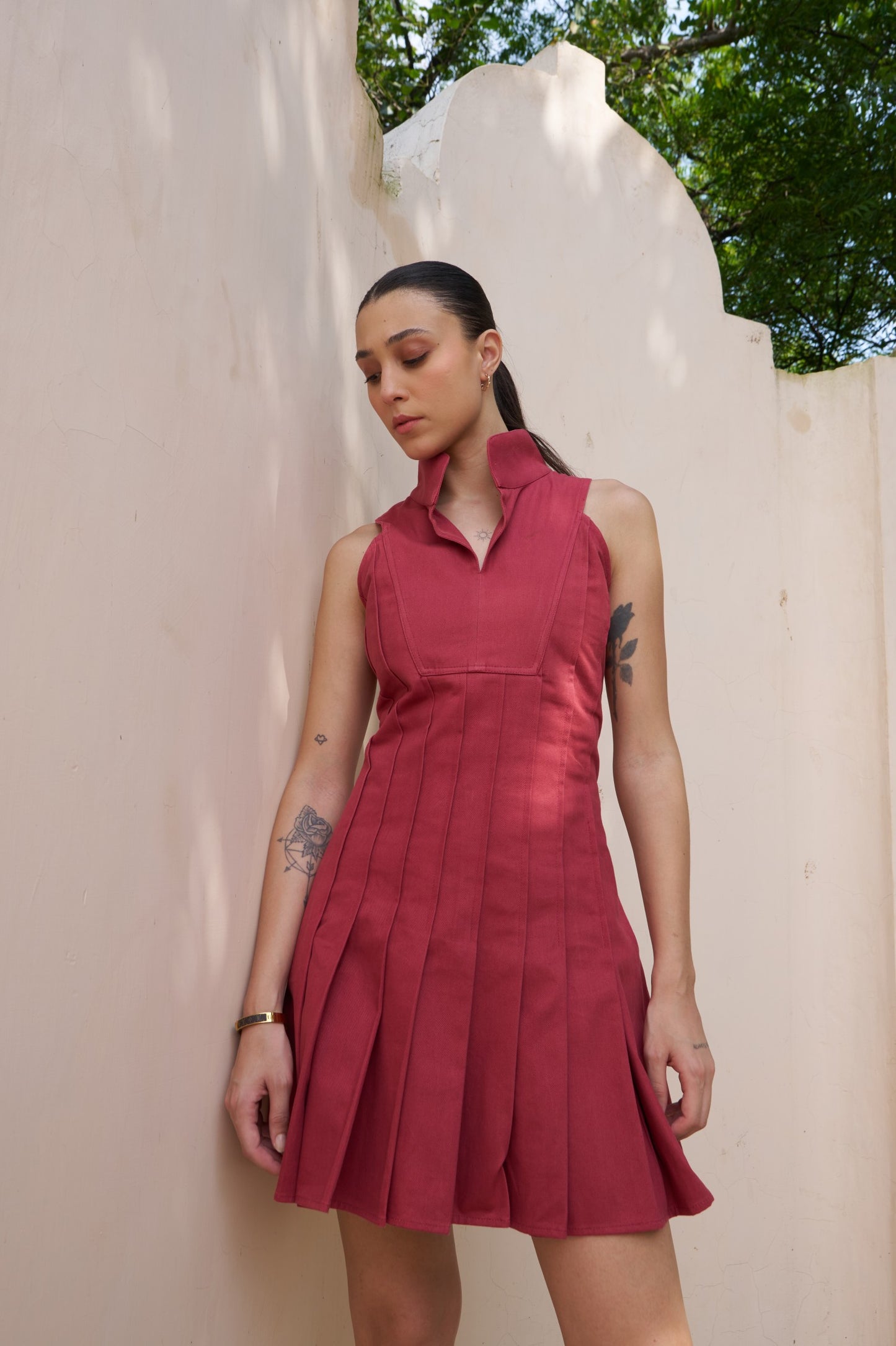 Evening Dress - Plum wine