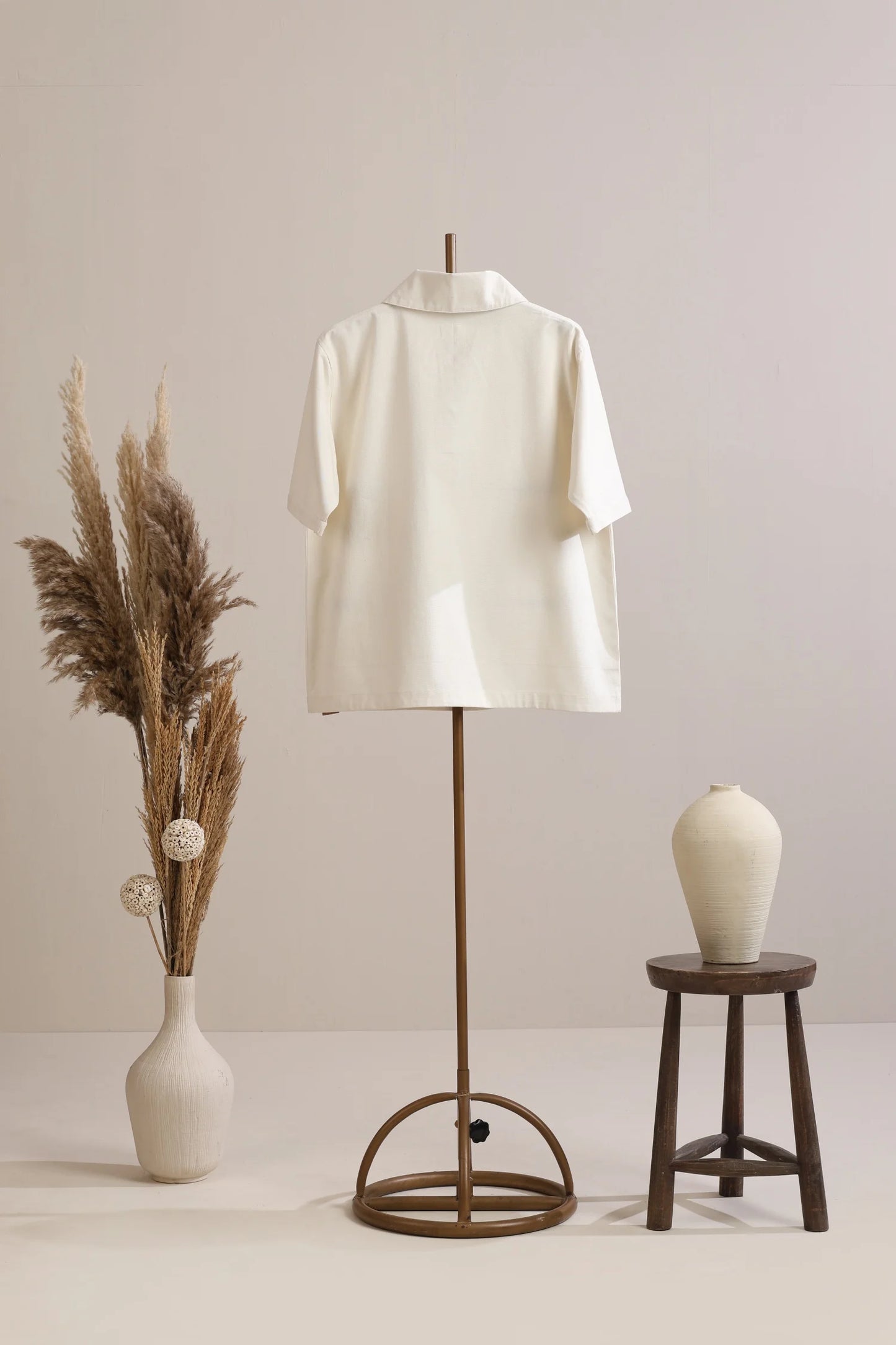 Henley Shirt - Cloud white
