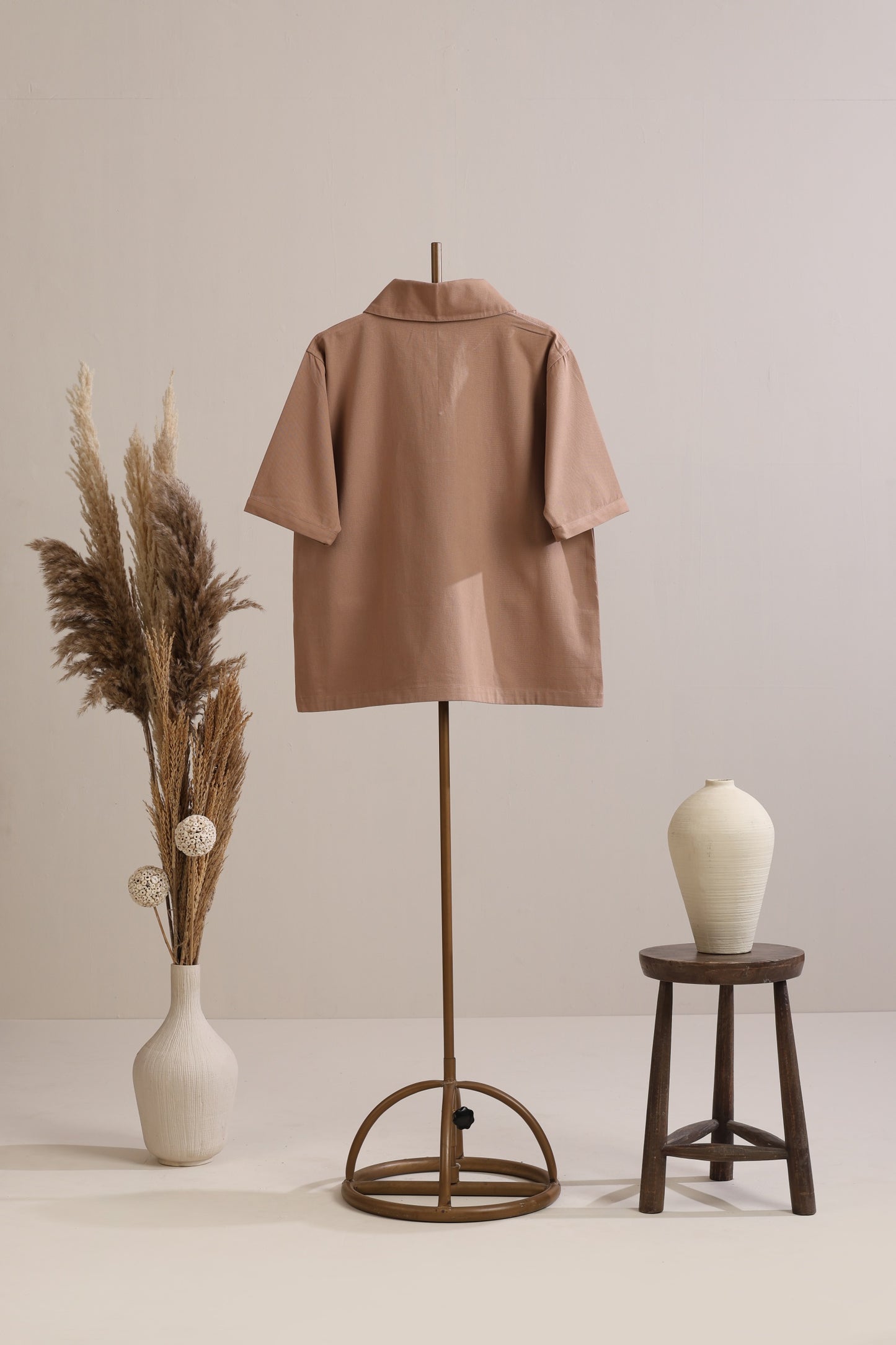 Henley Shirt - Earth Brown