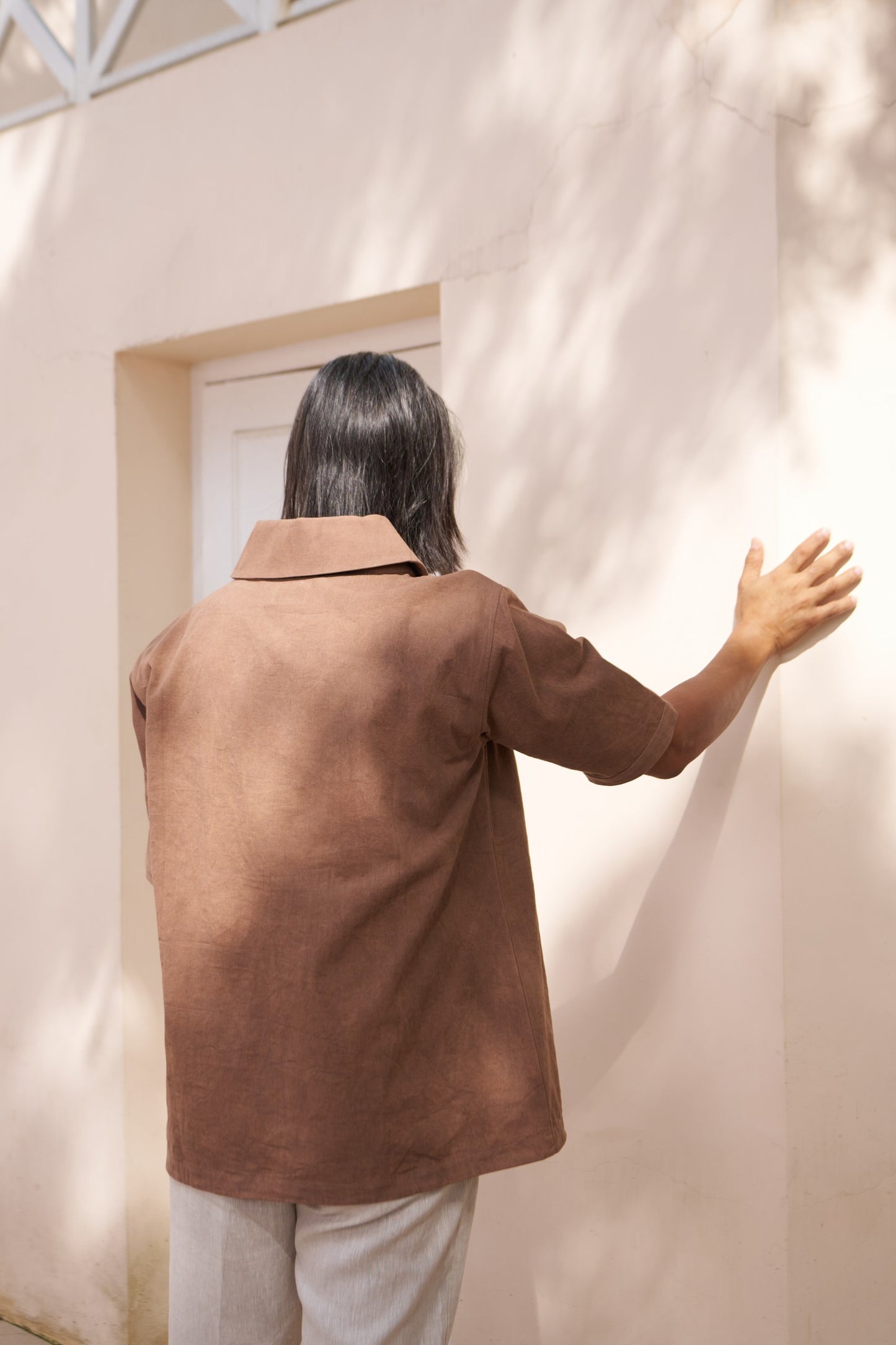 Henley Shirt - Earth Brown