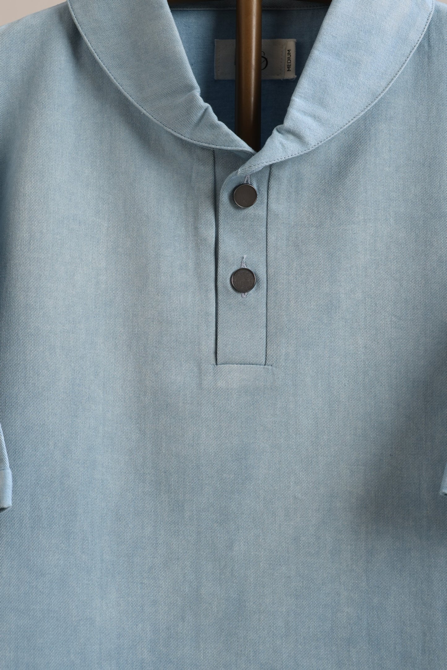 Henley Shirt - Light Blue