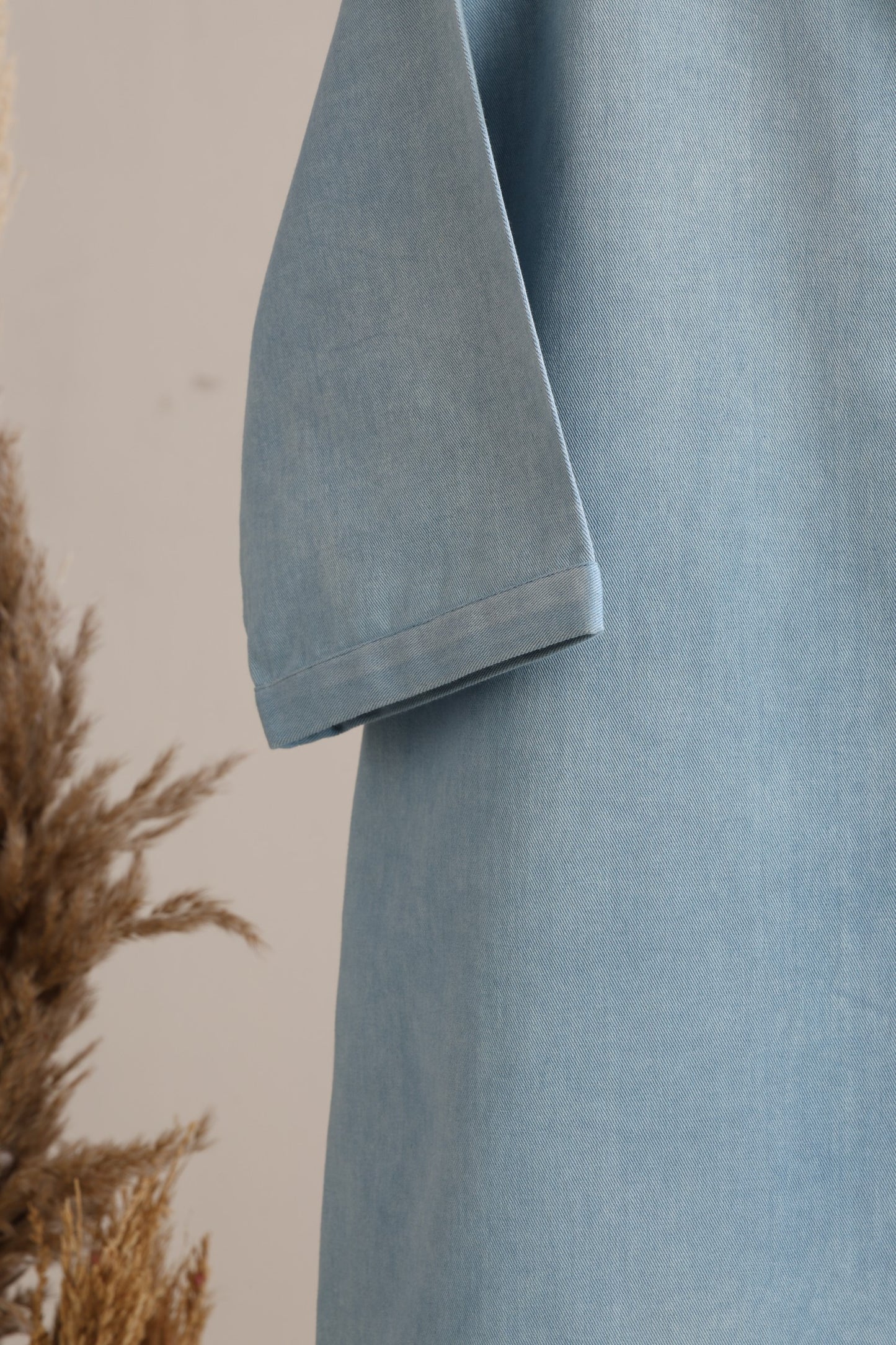 Henley Shirt - Light Blue