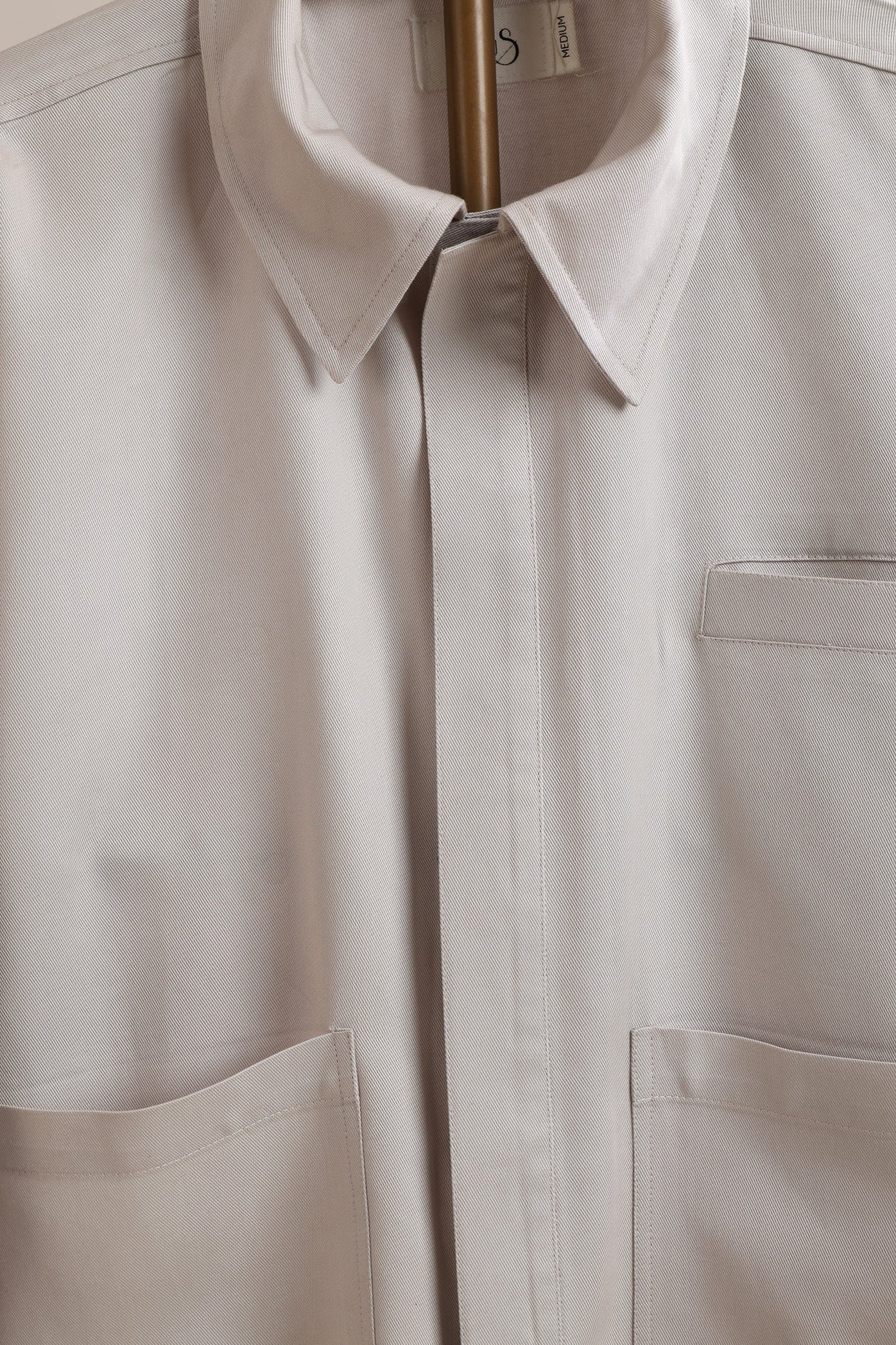 Signature Pocket Shirt - Ash Grey